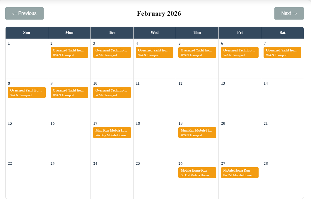 Calendar & Scheduling screenshot